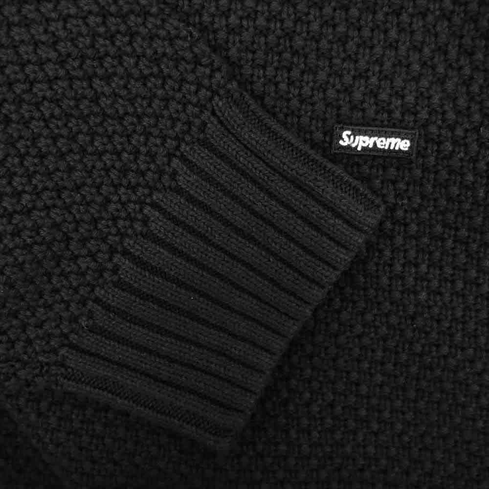 Supreme シュプリーム 20AW Textured Small Box Sweater スモール ボックスロゴ セーター ニット ブラック系 XL【中古】
