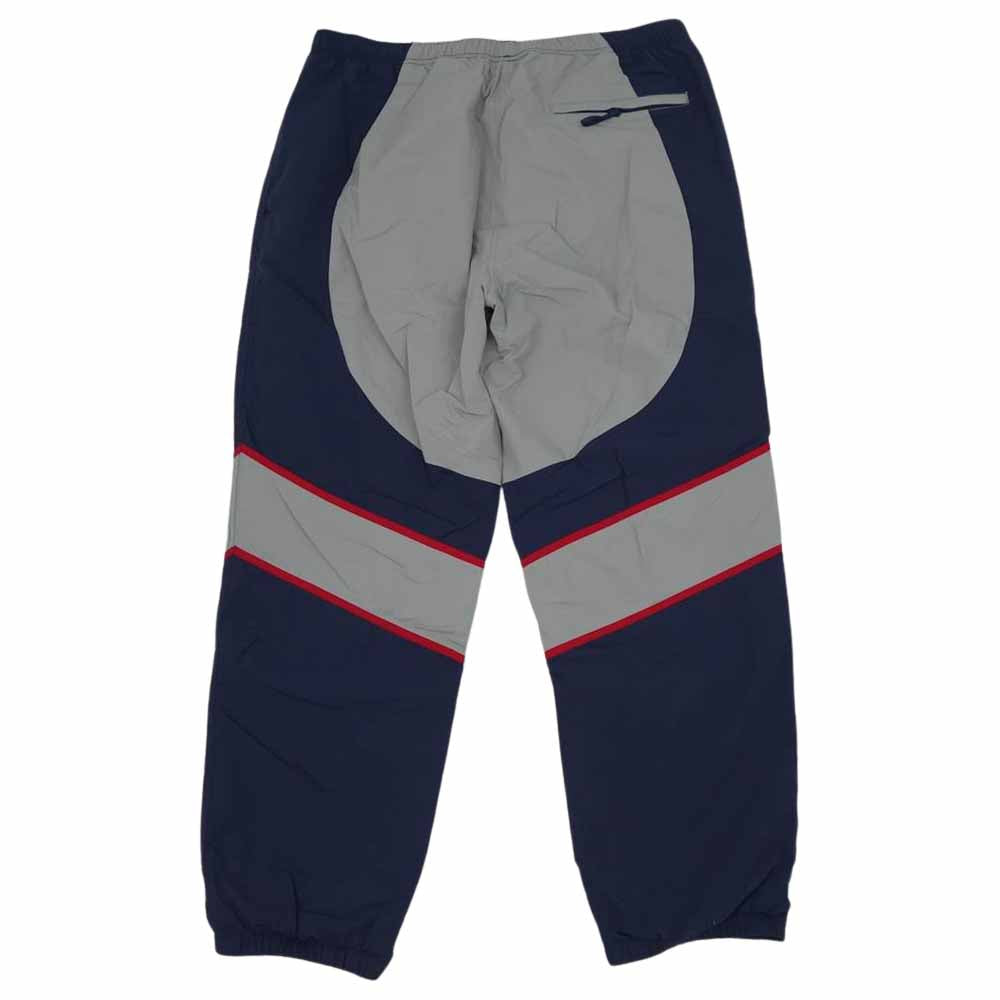 Supreme シュプリーム 21AW × New York Yankees Track Pant ニューヨークヤンキース サブレックス ナイロン トラック パンツ グレー系 ネイビー系 XL【中古】
