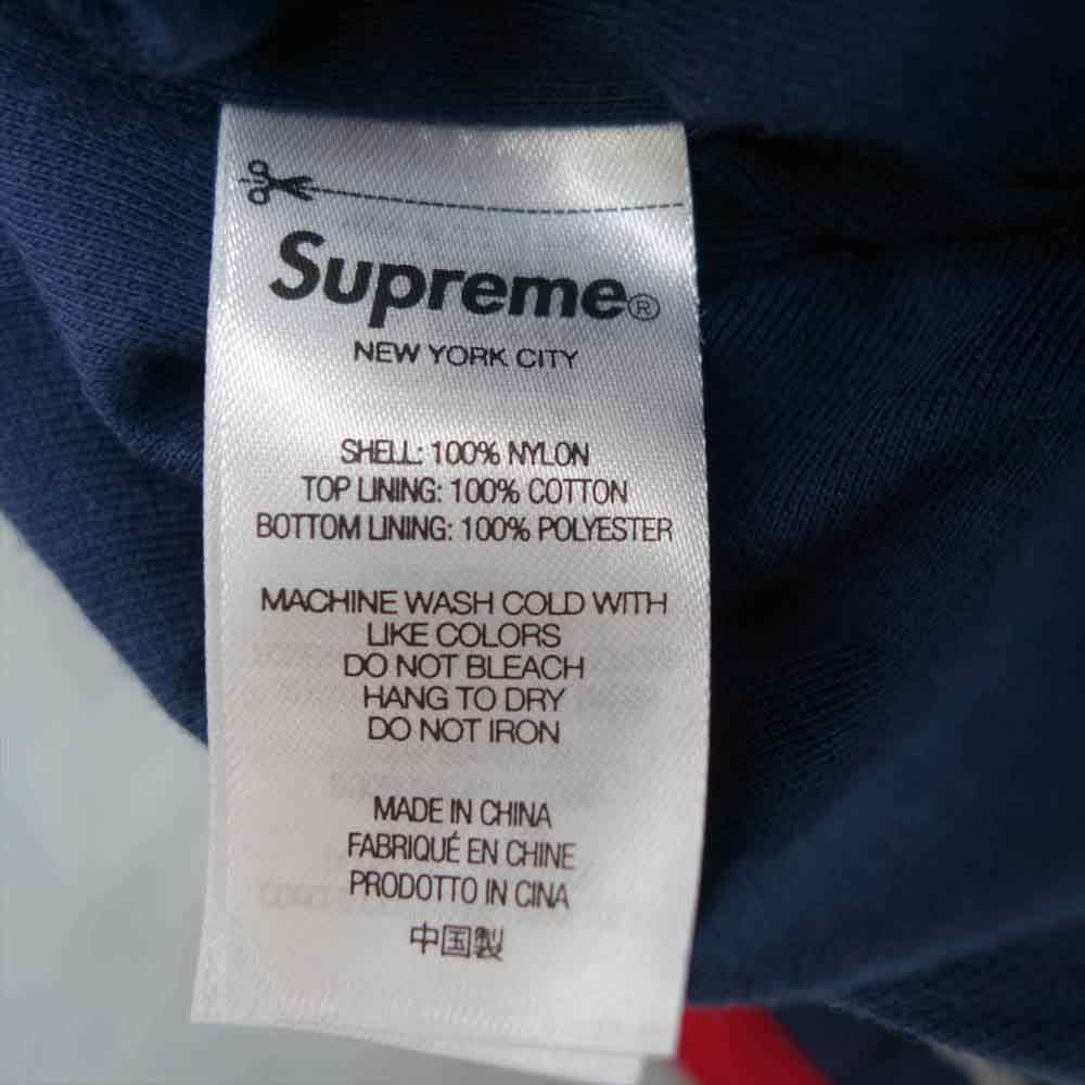 Supreme シュプリーム 21AW × New York Yankees Track Pant ニューヨークヤンキース サブレックス ナイロン トラック パンツ グレー系 ネイビー系 XL【中古】