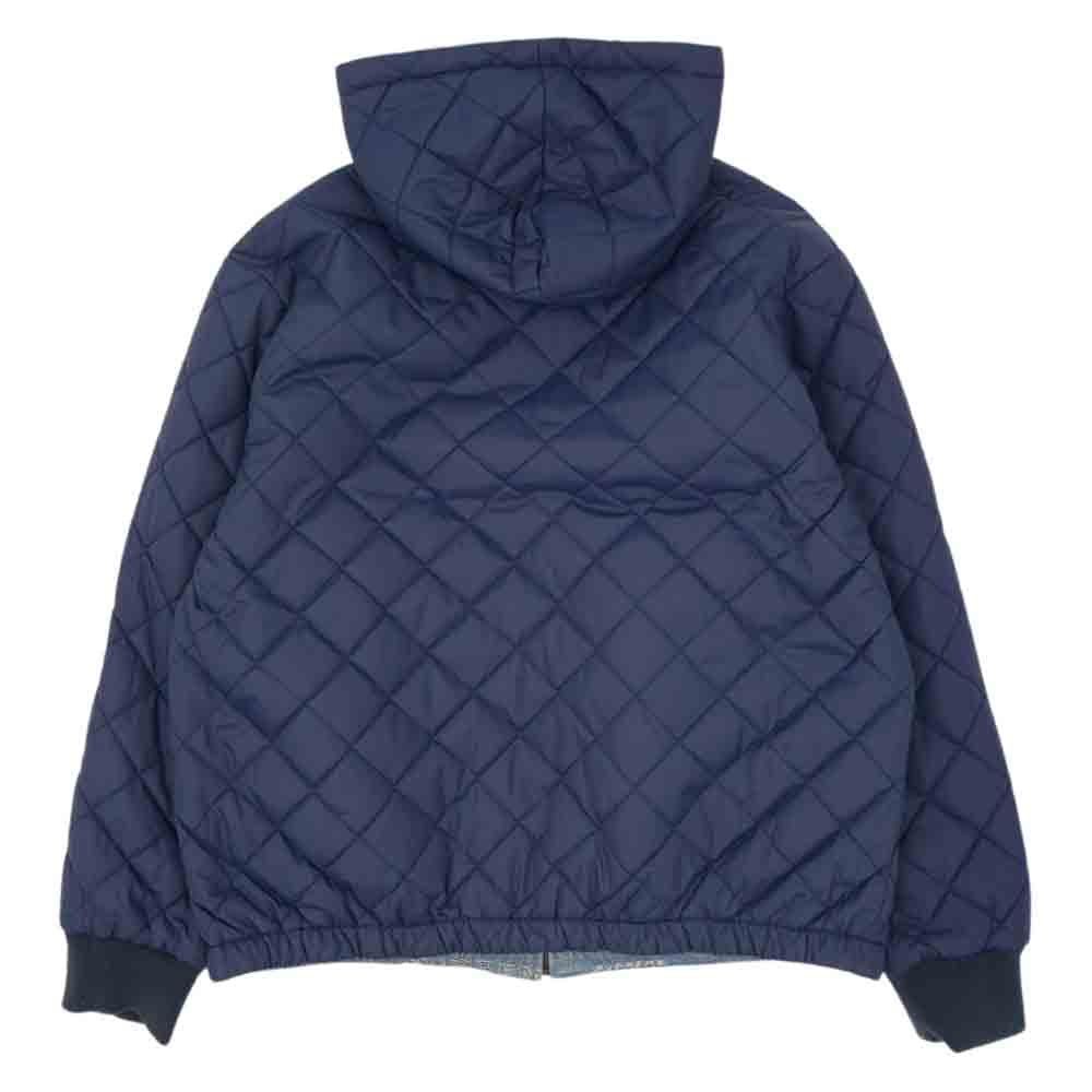 Supreme シュプリーム 19AW Reversible Dimensions Logo Denim Work Jacket リバーシブル ロゴ ディメンション デニム ジャケット インディゴブルー系 XL【中古】
