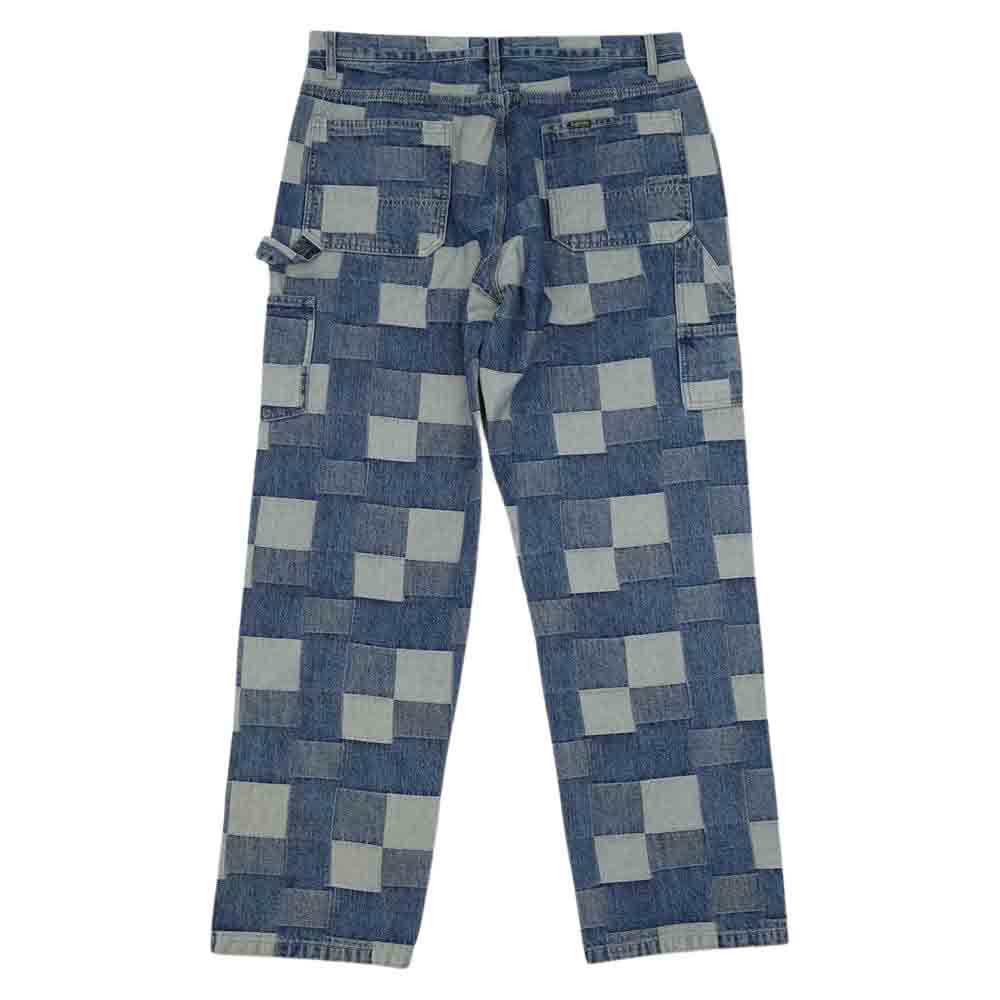 Supreme シュプリーム 21SS patched denim painter pant パッチワーク デニム ペインター パンツ インディゴブルー系 36【中古】