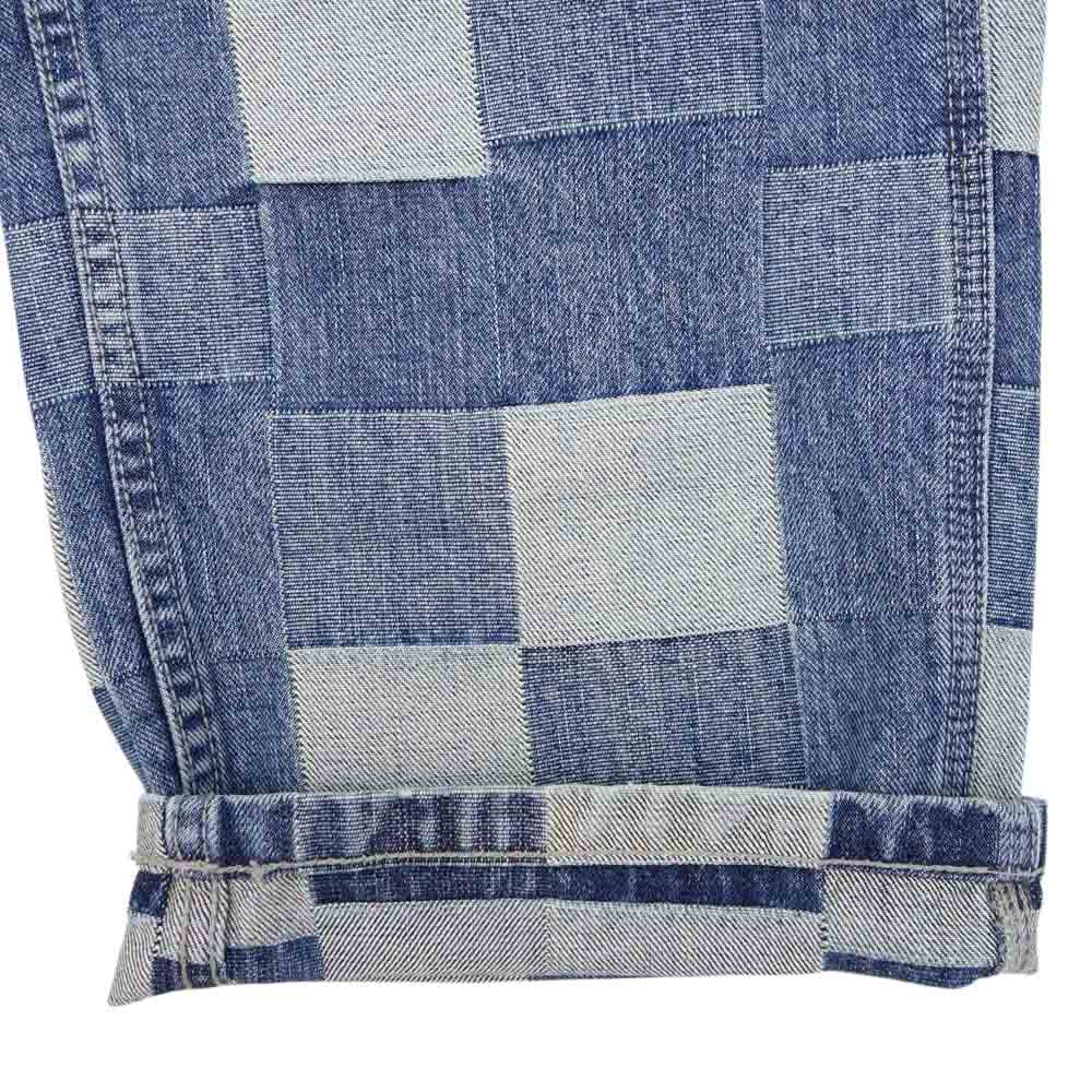 Supreme シュプリーム 21SS patched denim painter pant パッチワーク デニム ペインター パンツ インディゴブルー系 36【中古】