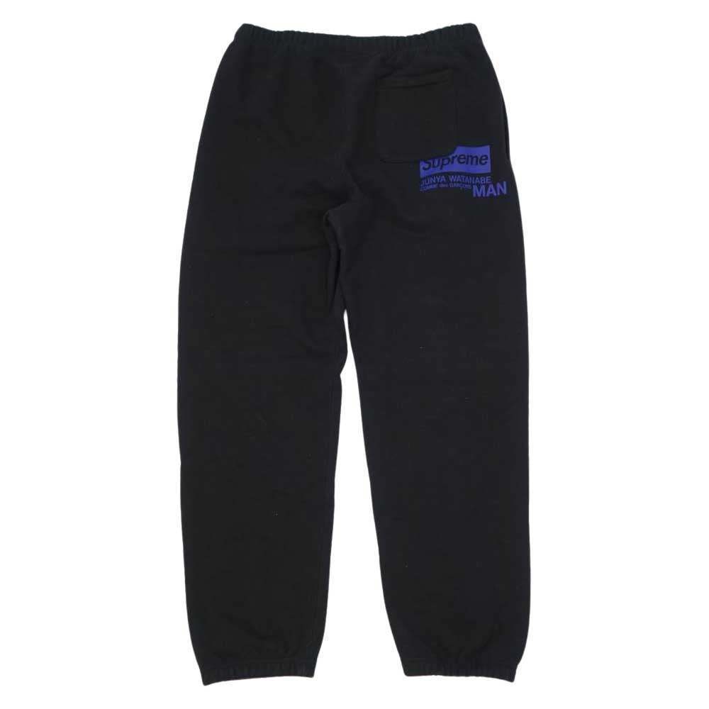 Supreme シュプリーム 21AW × JUNYA WATANABE 21AW COMME des GARCONS MAN Swea tpant ジュンヤワタナベ コムデギャルソン スウェット パンツ ブラック系 L【中古】
