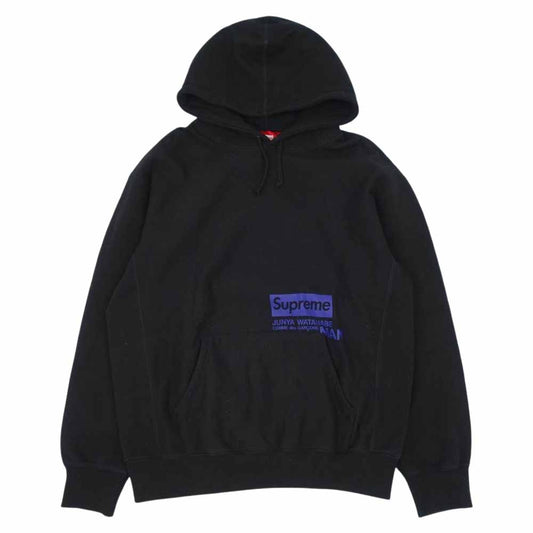 Supreme シュプリーム 21AW × JUNYA WATANABE COMME des GARCONS MAN Hooded Sweatshirt ジュンヤワタナベ コムデギャルソン パーカー ブラック系 XL【中古】