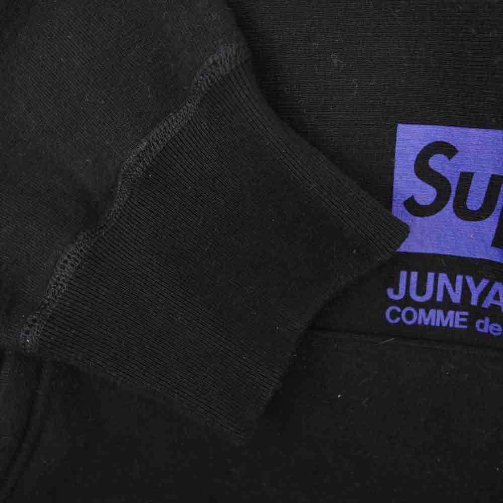 Supreme シュプリーム 21AW × JUNYA WATANABE COMME des GARCONS MAN Hooded Sweatshirt ジュンヤワタナベ コムデギャルソン パーカー ブラック系 XL【中古】