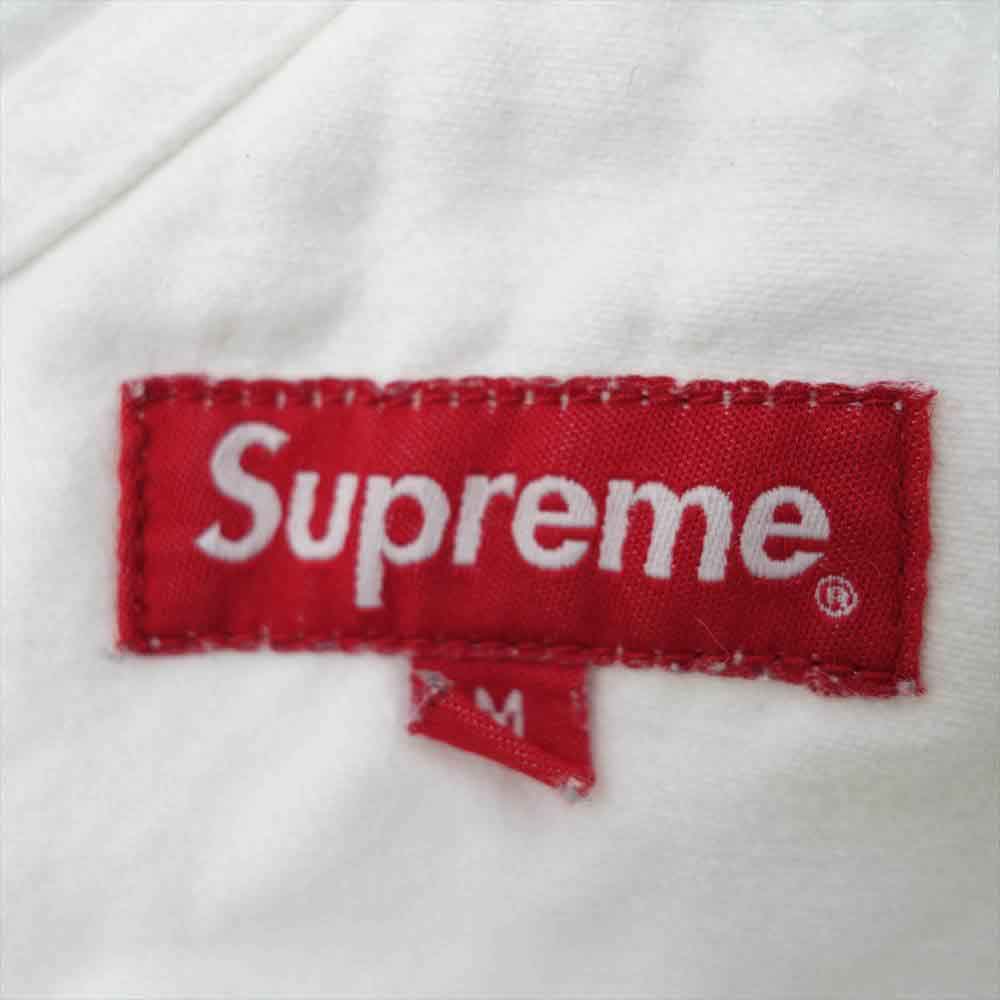 Supreme シュプリーム 16AW denim overalls クラシックロゴ オーバーオール ホワイト系 M【中古】