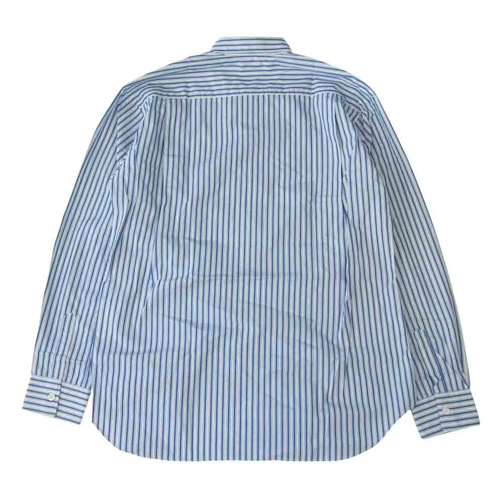 COMME des GARCONS コムデギャルソン SHIRT FOREVER フォーエバー ストライプ フランス製 17SS CDGS2ST 長袖 シャツ ブルー系 XS【中古】