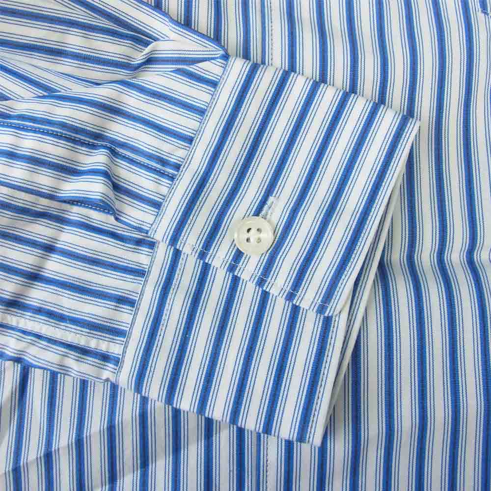 COMME des GARCONS コムデギャルソン SHIRT FOREVER フォーエバー ストライプ フランス製 17SS CDGS2ST 長袖 シャツ ブルー系 XS【中古】