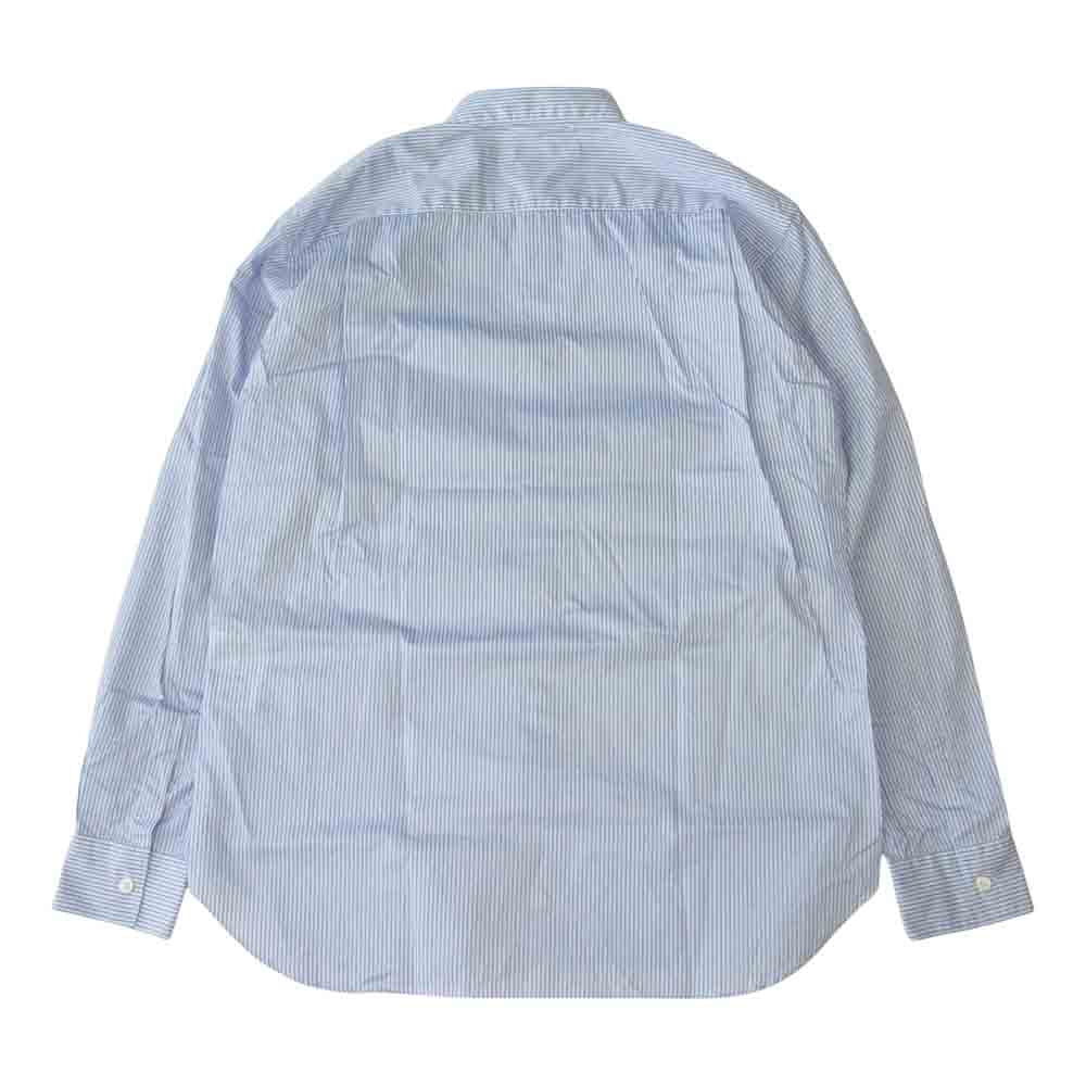 COMME des GARCONS コムデギャルソン 17SS CDGS2ST SHIRT FOREVER フランス製 17SS CDGS2ST フォーエバー ストライプ 長袖 シャツ ブルー系 XS【中古】