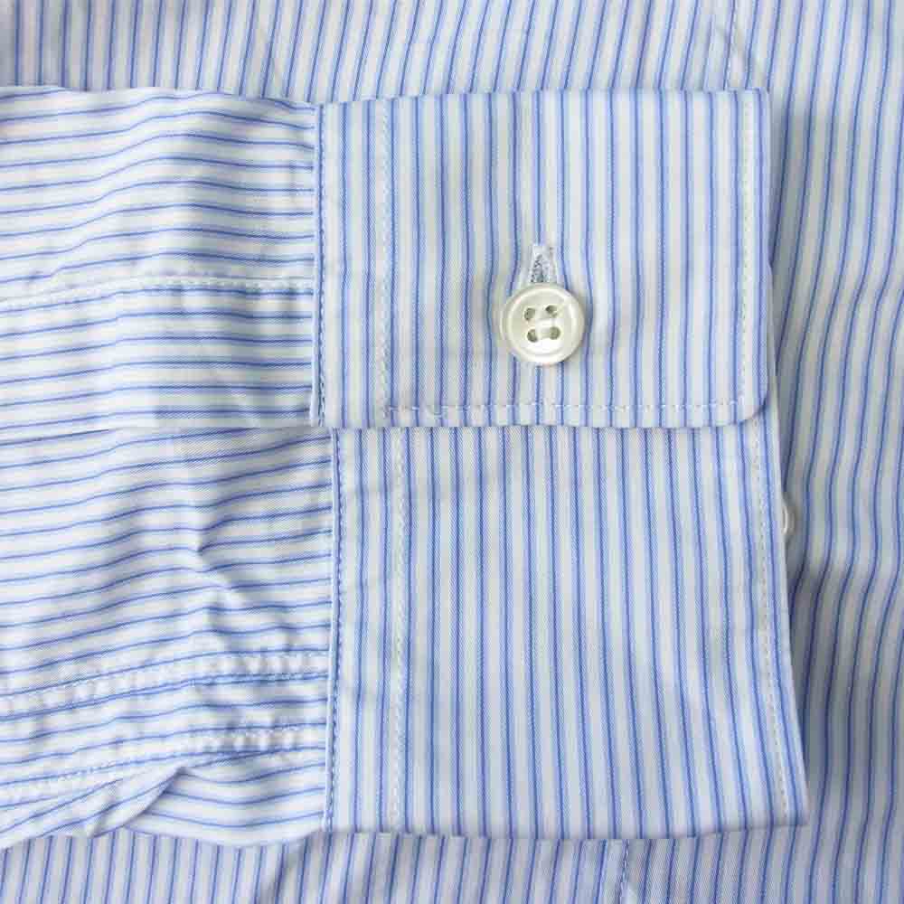 COMME des GARCONS コムデギャルソン 17SS CDGS2ST SHIRT FOREVER フランス製 17SS CDGS2ST フォーエバー ストライプ 長袖 シャツ ブルー系 XS【中古】