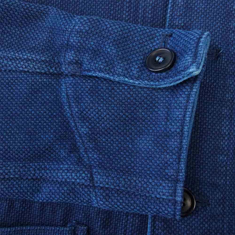 BLUE BLUE ブルーブルー 700052-465 本藍刺子 カバーオール ジャケット インディゴブルー系 1【美品】【中古】