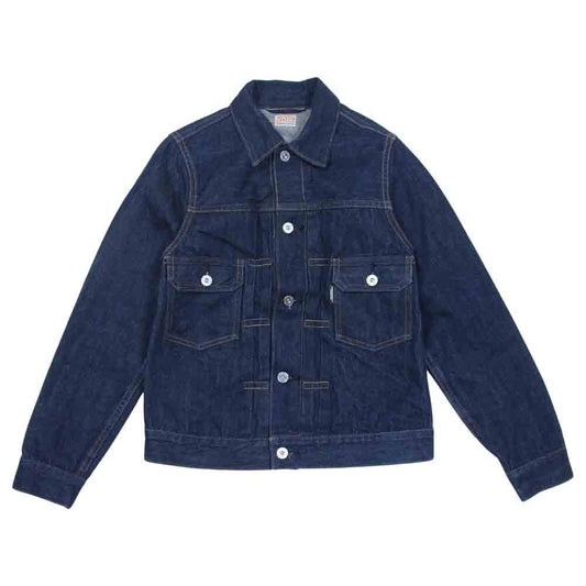 CANTON キャントン 1963-702 2nd Denim Jacket セカンド デニム ジャケット インディゴブルー系 34【中古】