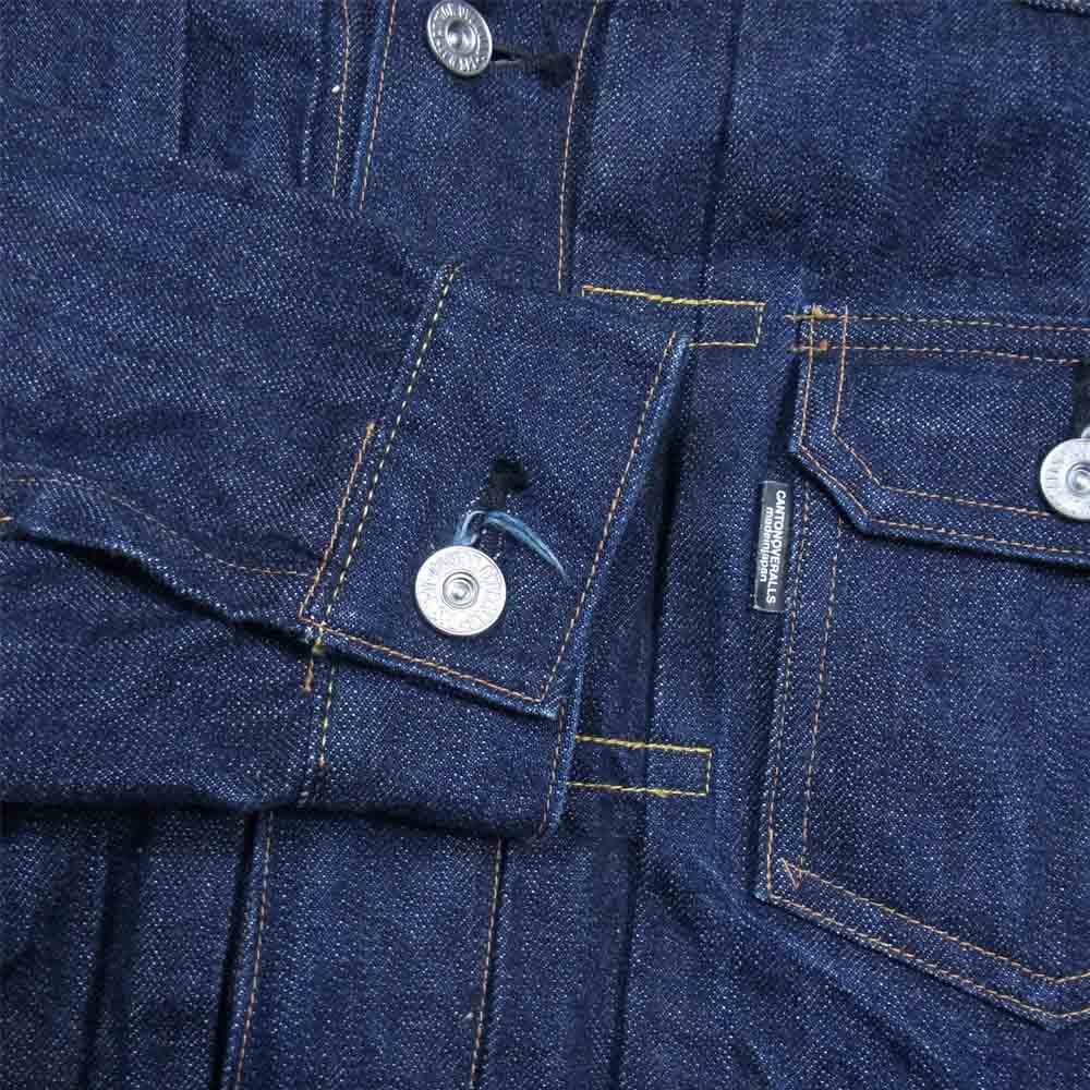 CANTON キャントン 1963-702 2nd Denim Jacket セカンド デニム ジャケット インディゴブルー系 34【中古】