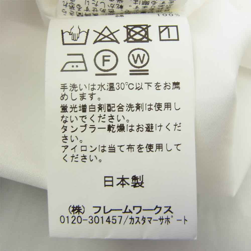 フレームワーク 21-050-220-5010-1-0 THOMAS MASON トーマスメイソン 2WAY シャツ ホワイト系【中古】