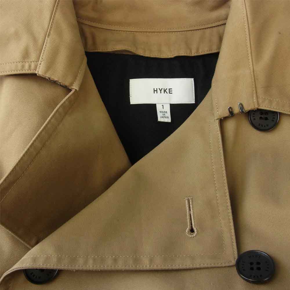 HYKE ハイク 184-17093 BIG LONG トレンチ コート ベージュ系 1【中古】