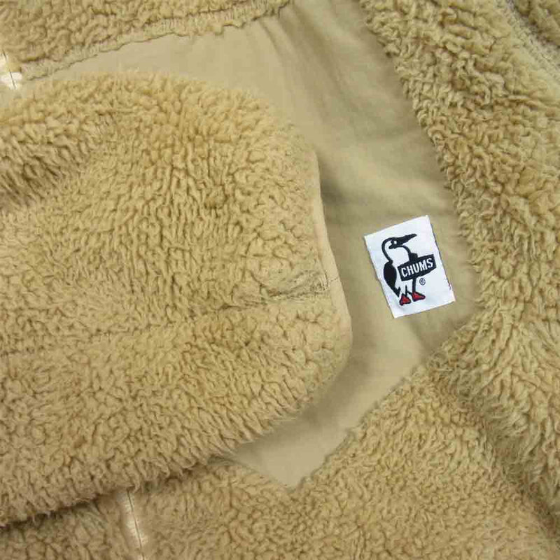 CHUMS チャムス CH04-1205 Bonding Fleece Jacket ボンディング フリース ジャケット ベージュ系 S【中古】