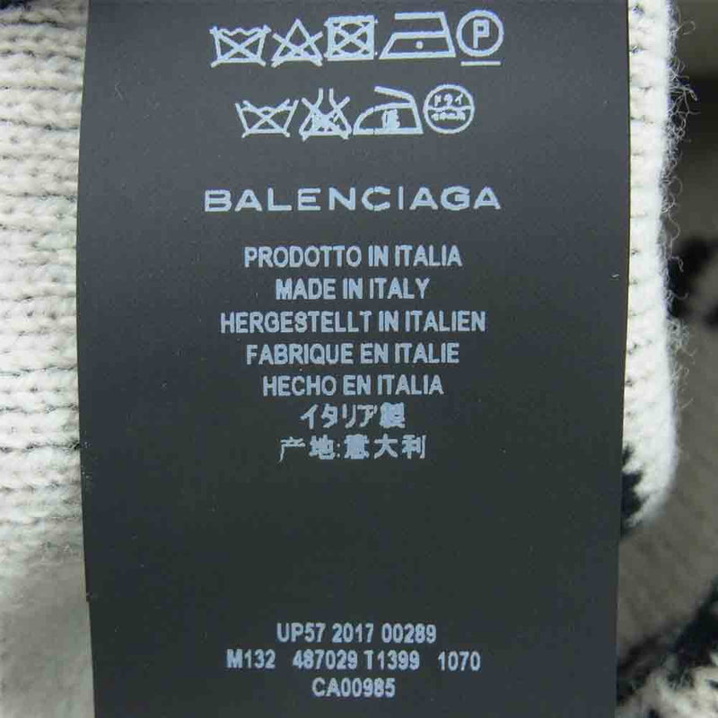 BALENCIAGA バレンシアガ 国内正規品 487029 T1399 17AW Jacquard Logo