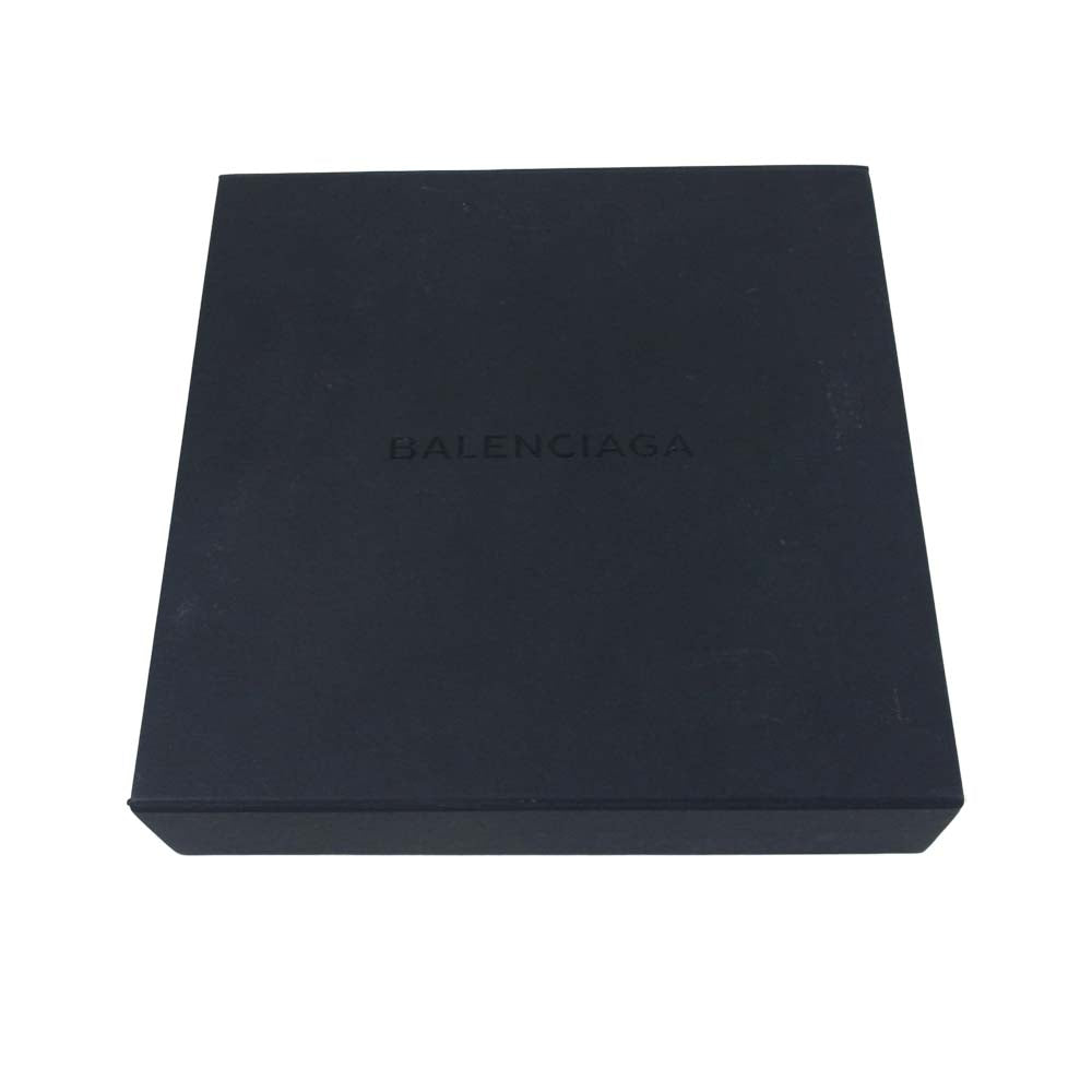 BALENCIAGA バレンシアガ 国内正規品 487029 T1399 17AW Jacquard Logo Beanie ジャガード ロゴ ビーニー 帽子 ブラック系【美品】【中古】