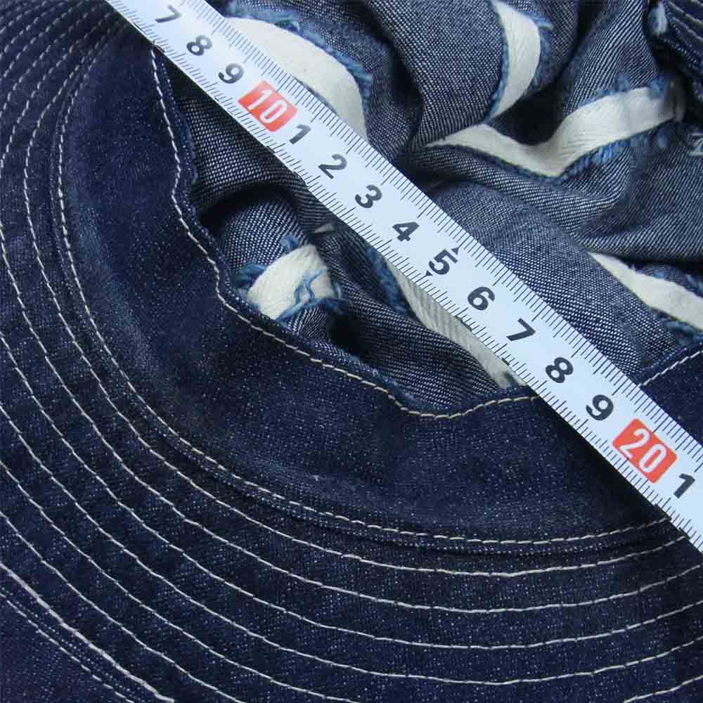 CA4LA カシラ × Heroic ヒロイック デニム ミリタリー サファリ ハット インディゴブルー系【中古】
