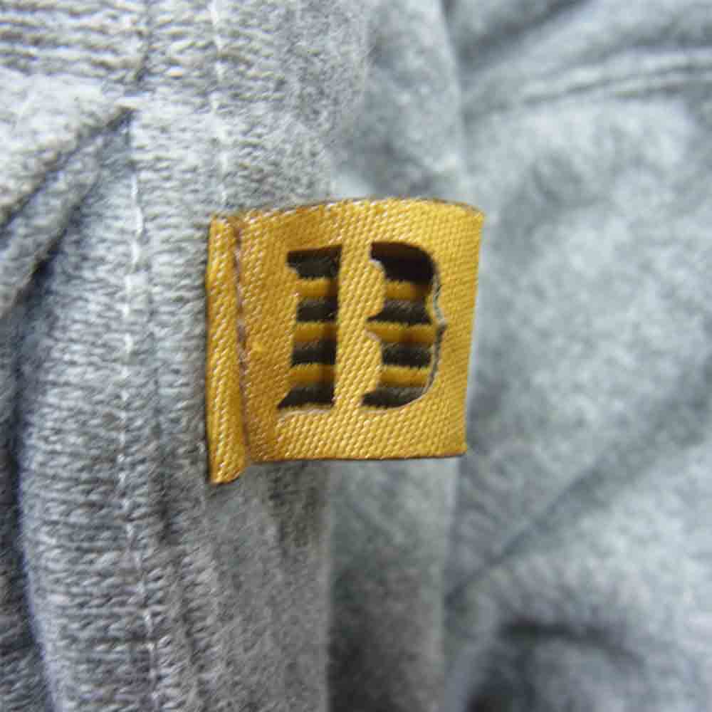 ブラウンバイツータックス コットン×ウール スウェット パンツ グレー系 L【中古】