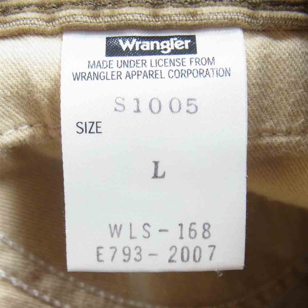 N.HOOLYWOOD エヌハリウッド S1005 Wangler ラングラー フレア コーデュロイ パンツ ライトブラウン系 L【中古】