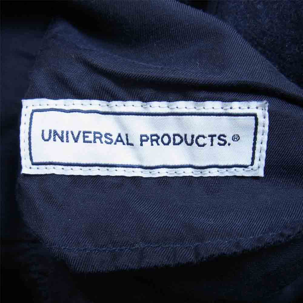 ユニバーサルプロダクツ ウール テーパード イージー パンツ ネイビー系 2【中古】