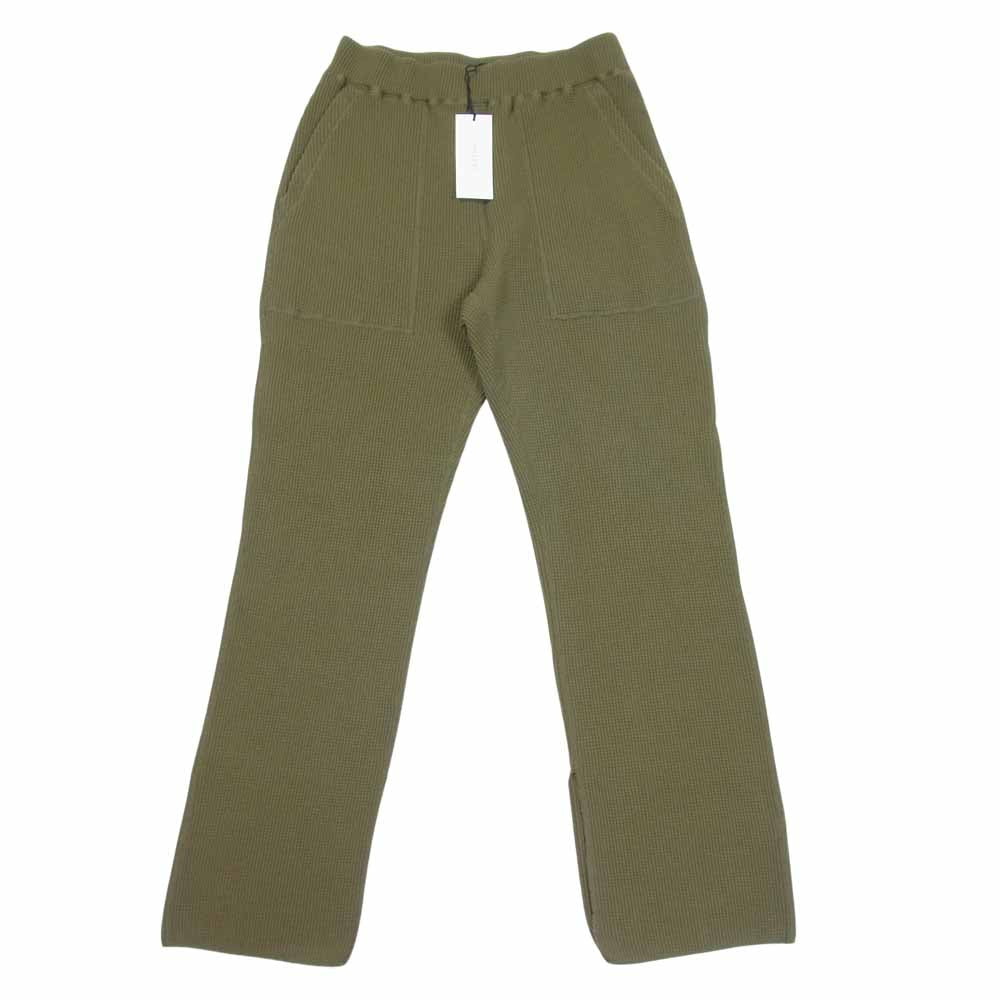 フィーニー PS19-CS09 Big Waffle Slit Pants ビッグ ワッフル スリット パンツ OLIVE BOYS【新古品】【未使用】【中古】