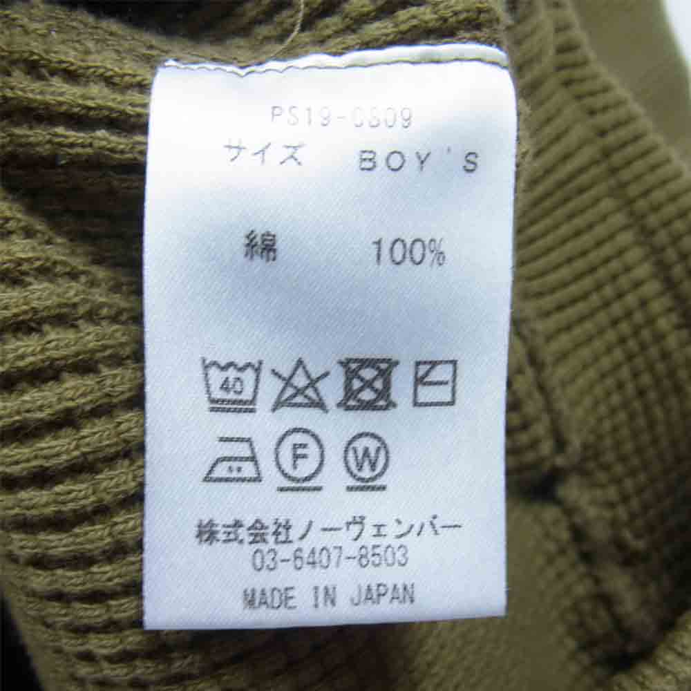 フィーニー PS19-CS09 Big Waffle Slit Pants ビッグ ワッフル スリット パンツ OLIVE BOYS【新古品】【未使用】【中古】