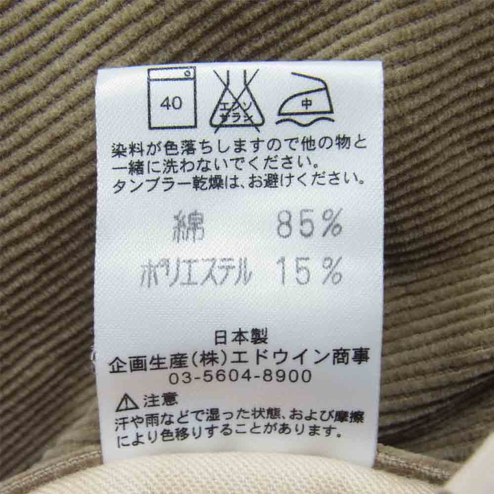 N.HOOLYWOOD エヌハリウッド S1005 Wangler ラングラー フレア コーデュロイ パンツ ブラウン系 40【新古品】【未使用】【中古】