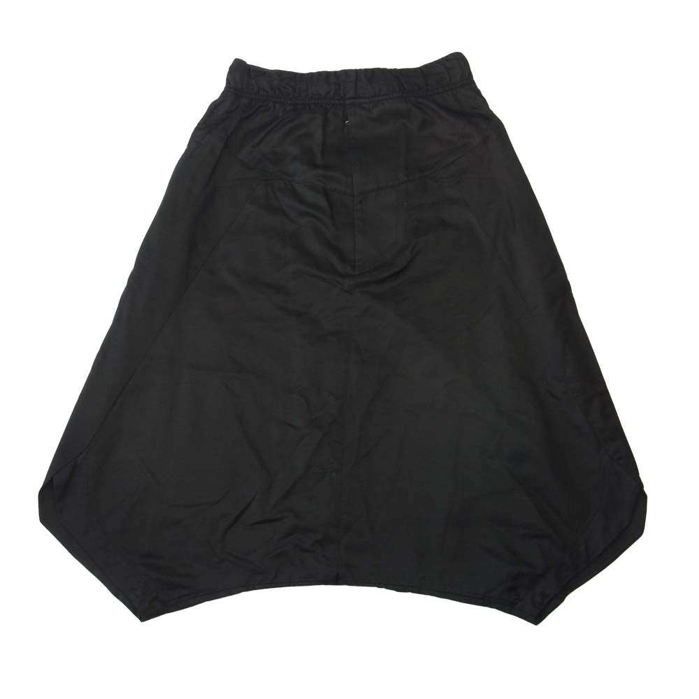 JULIUS ユリウス 15SS 497PAM17 シームド クロッチ トラウザース サルエル パンツ ブラック系 1【美品】【中古】