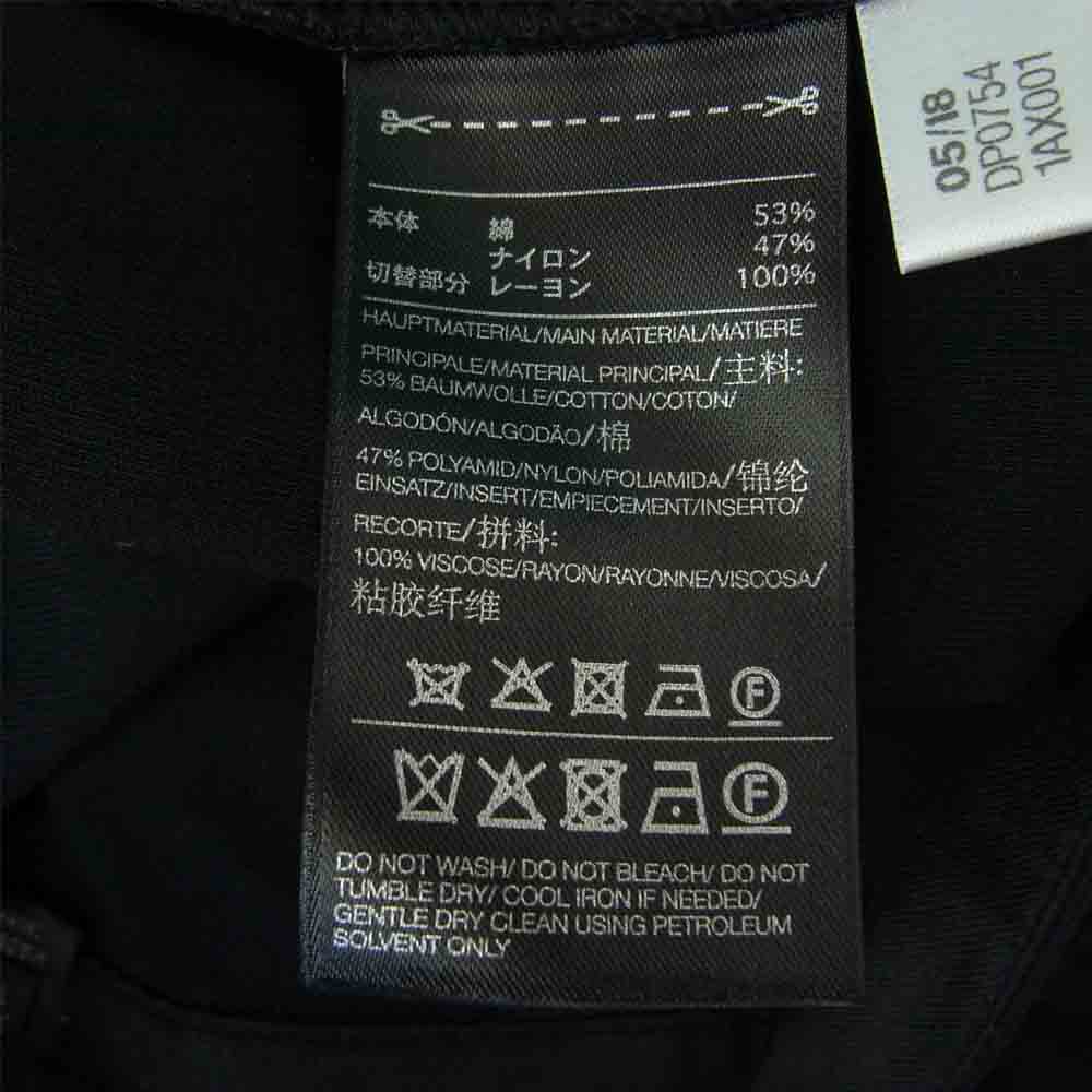 Yohji Yamamoto ヨウジヤマモト Y-3 ワイスリー 18AW DP0754 W MATT TRK PNT サイドライン オーバフィット クロップド フレア トラック パンツ ブラック系 XXS【美品】【中古】