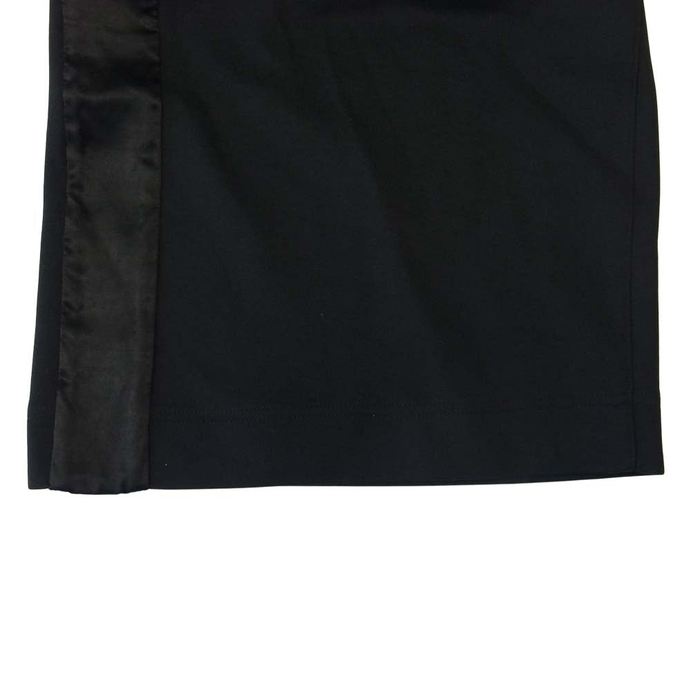 Yohji Yamamoto ヨウジヤマモト Y-3 ワイスリー 18AW DP0754 W MATT TRK PNT サイドライン オーバフィット クロップド フレア トラック パンツ ブラック系 XXS【美品】【中古】