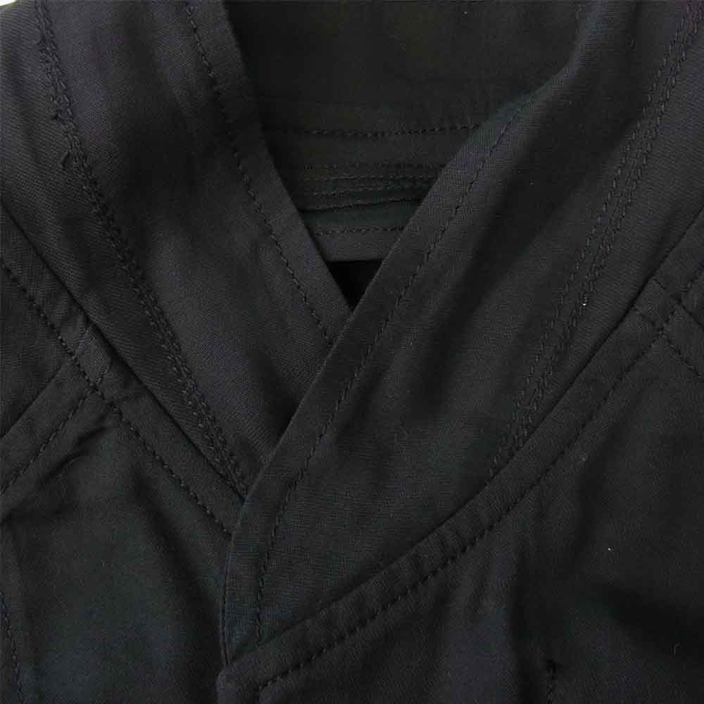 JULIUS ユリウス 16SS 537BLM4-P プリント シームド ジップアップ ブルゾン ブラック系 1【極上美品】【中古】