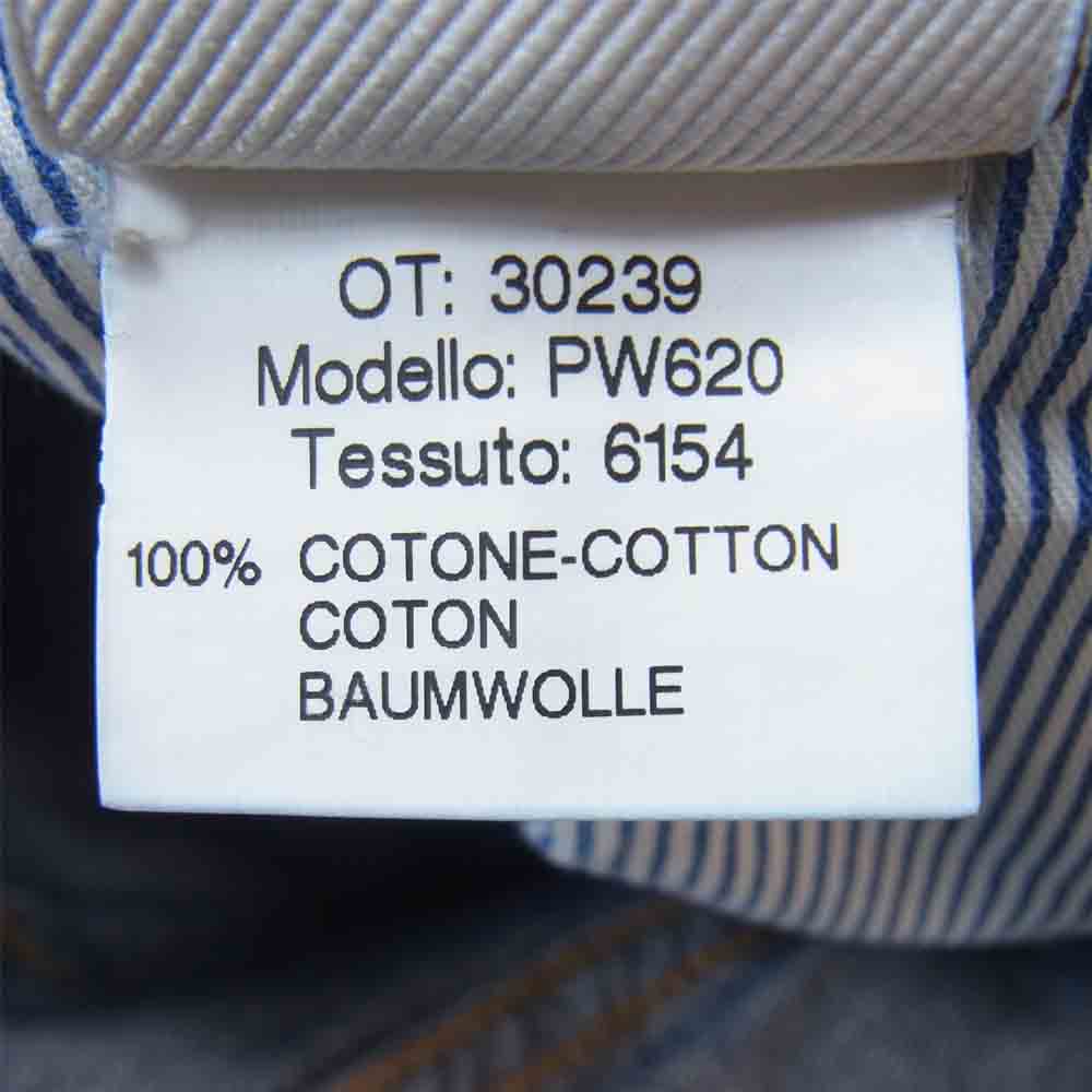 JACOB COHEN ヤコブコーエン PW620 国内正規品 イタリア製 ボタンフライ デニム パンツ インディゴブルー系 32【中古】