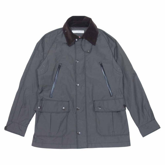 sage de cret サージュデクレ TRAJET GOLDWIN ゴールドウィン BEAMS PLUS ビームスプラス 別注 WINDSTOPPER ウィンドストッパー ブリティッシュ コート カーキ系 L【中古】