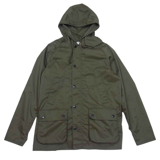 Barbour バブアー 1701070 UNITED ARROWS ユナイテッドアローズ別注 HOODED BEDALE フーデッド ビデイル ノンオイル ジャケット カーキ系 40【中古】
