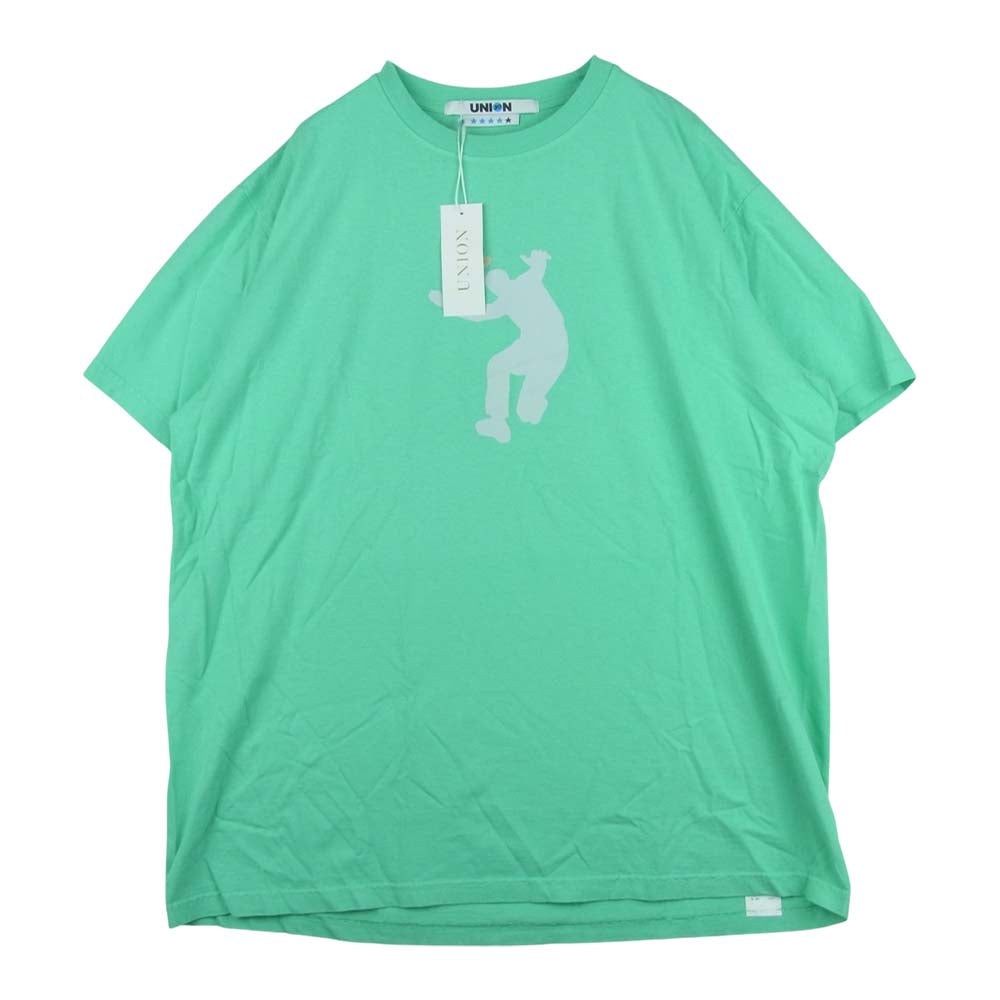 ユニオン オリジナル Los Angels Frontman ロサンゼルス フロントマン 半袖 Tシャツ ライトグリーン系 XL【美品】【中古】