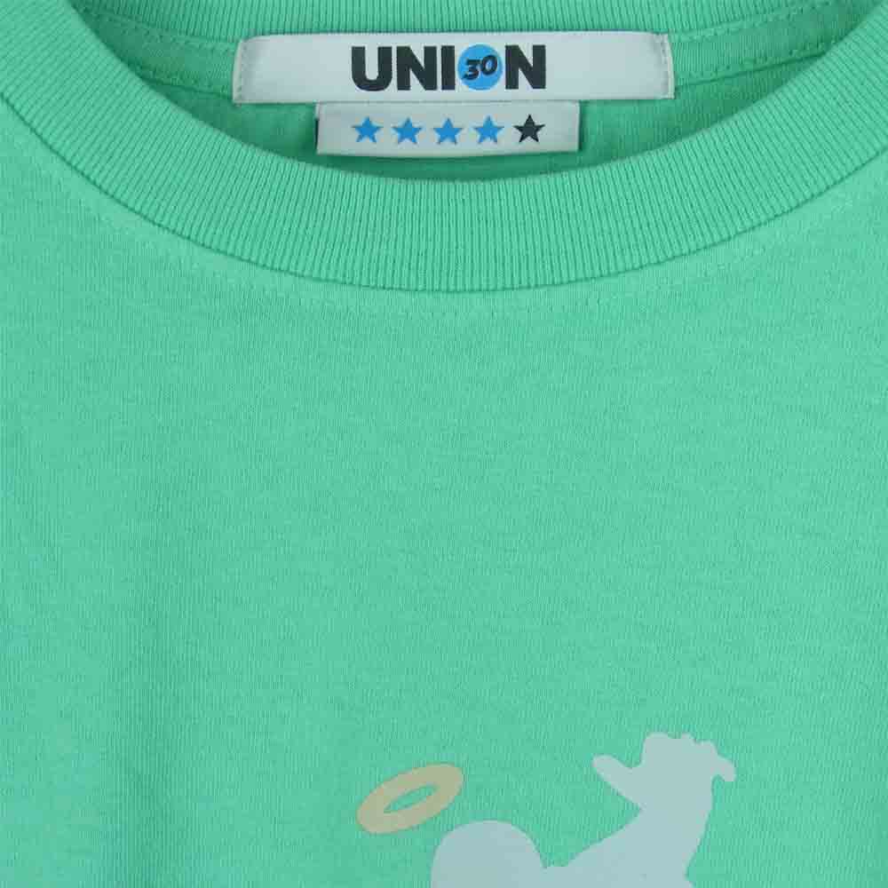 ユニオン オリジナル Los Angels Frontman ロサンゼルス フロントマン 半袖 Tシャツ ライトグリーン系 XL【美品】【中古】