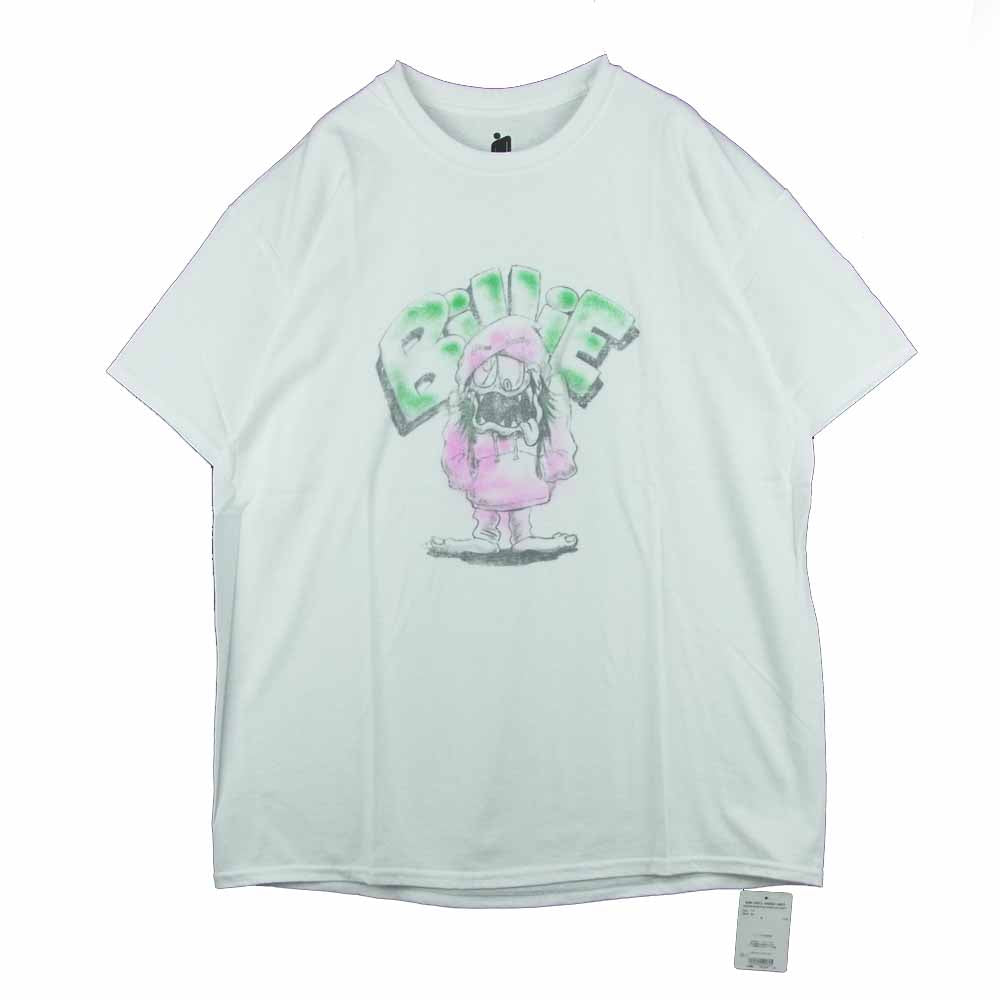 READY MADE レディメイド RM-H01-0000-083 BILLY EILISH S/S TEE ビリー アイリッシュ 半袖 Tシャツ ホワイト系 XL【新古品】【未使用】【中古】