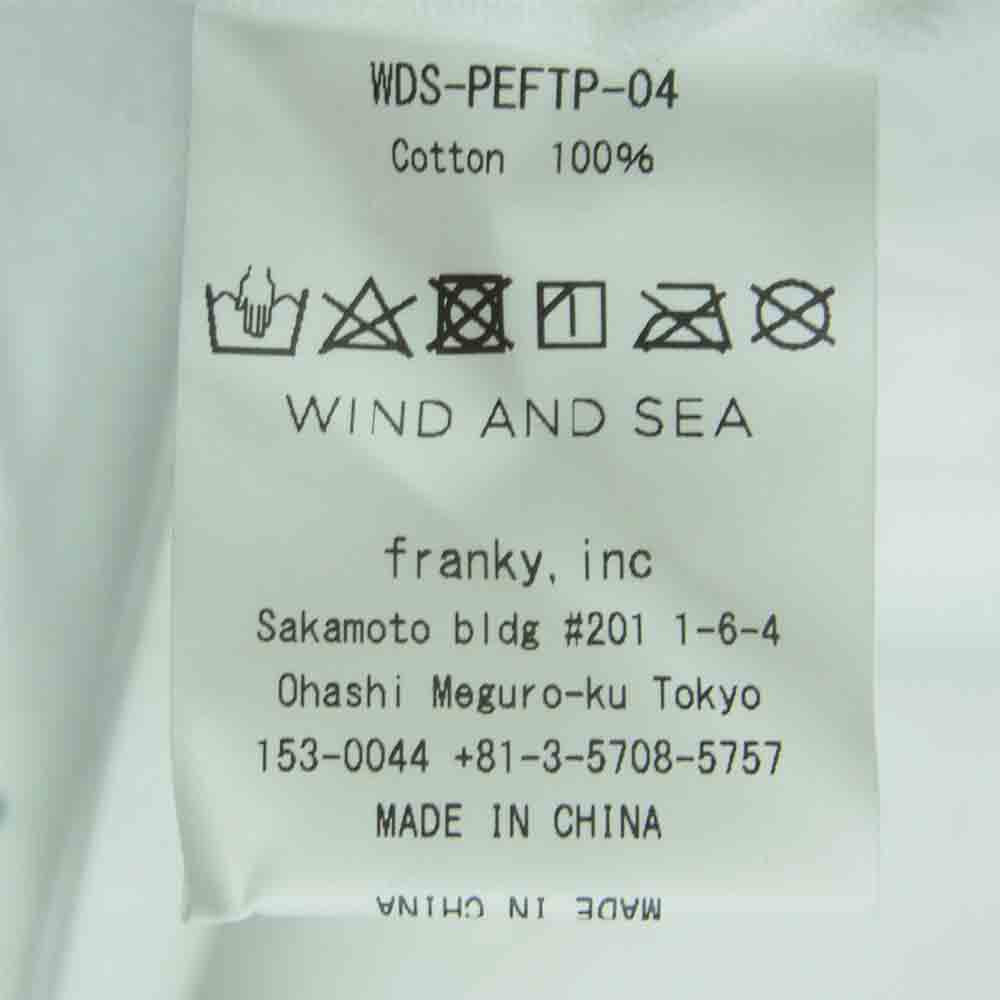 WIND AND SEA ウィンダンシー WDS-PEFTP-04 Public Enemy Palmtree L/S Tee パブリック エネミー カットソー 長袖 Tシャツ ホワイト系 XL【極上美品】【中古】