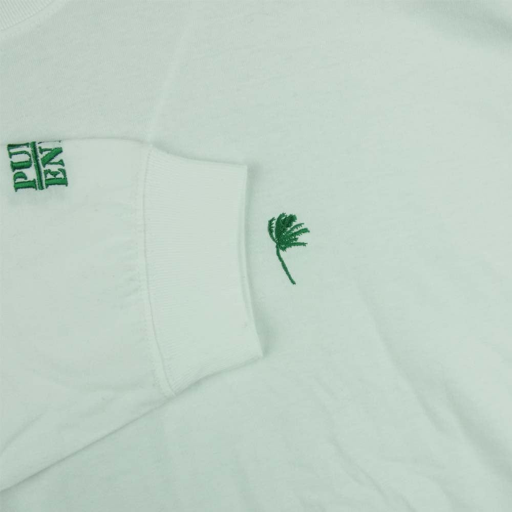 WIND AND SEA ウィンダンシー WDS-PEFTP-04 Public Enemy Palmtree L/S Tee パブリック エネミー カットソー 長袖 Tシャツ ホワイト系 XL【極上美品】【中古】