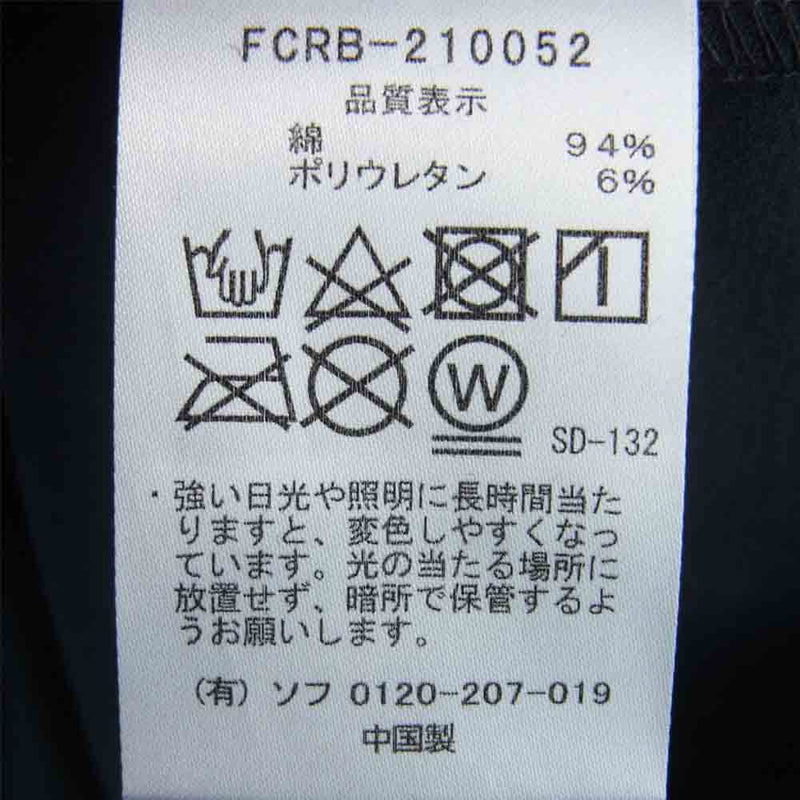 F.C.R.B. エフシーアールビー 21SS FCRB-210052 RELAX FIT TEE リラックス フィット Tシャツ 半袖 ブラック系 XL【美品】【中古】