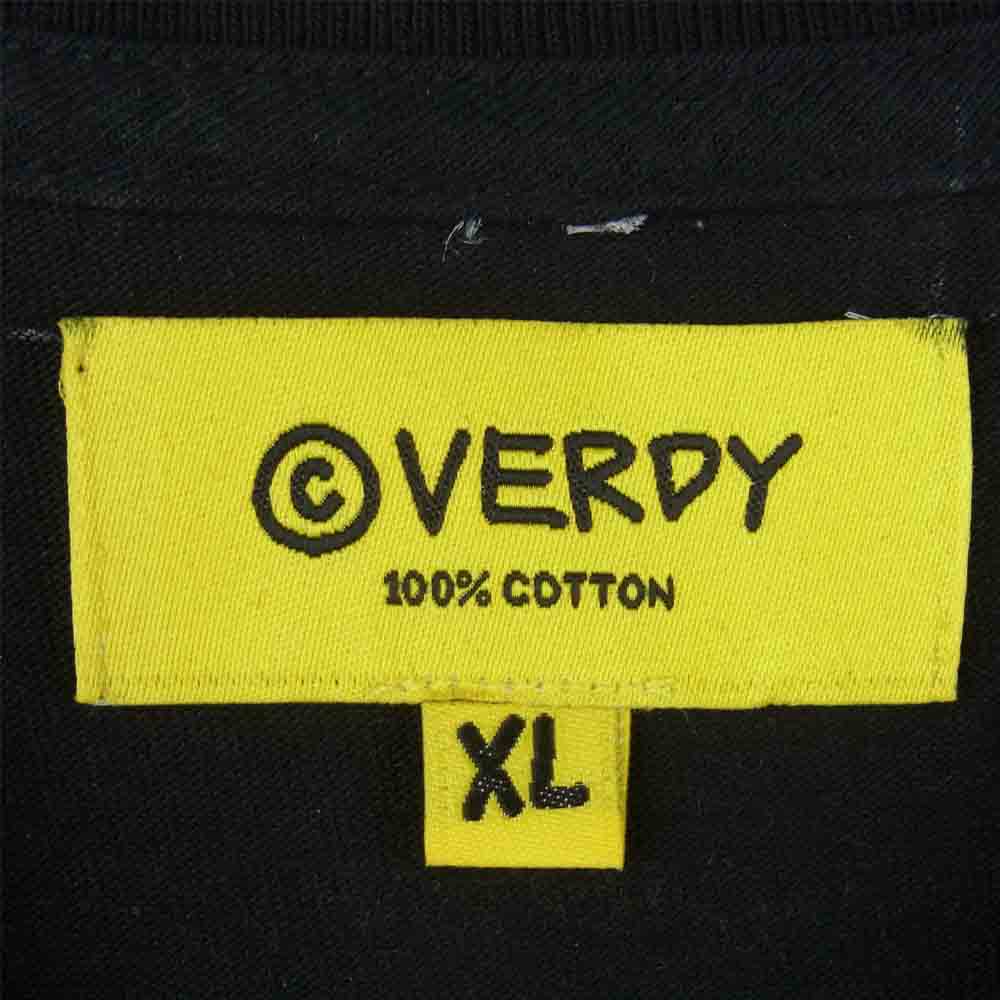 ヴェルディ × DOVER STREET MARKET GINZA Tee ギンザ Tシャツ 半袖 ブラック系 XL【極上美品】【中古】