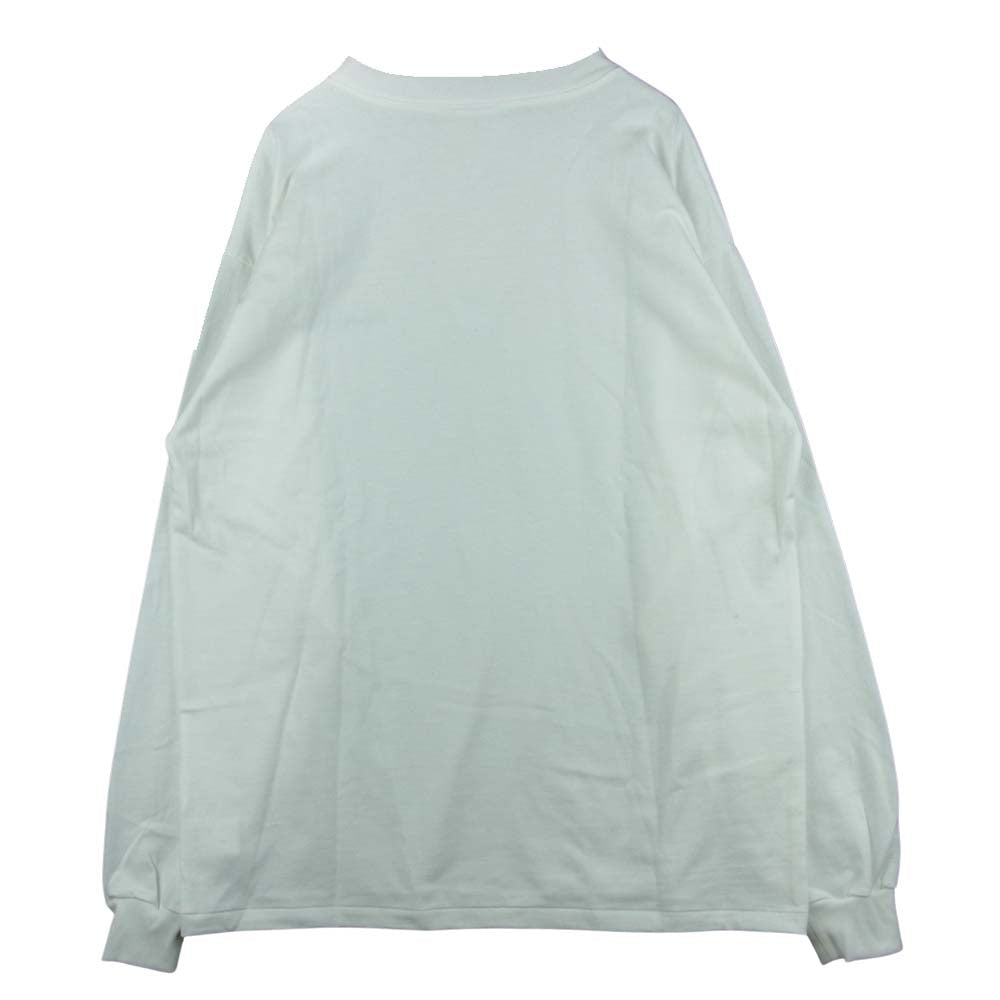 READY MADE レディメイド RM-J01-0000-016 PIONCHAM T-SHIRT L/S カットソー 長袖 Tシャツ ホワイト系 XXL【新古品】【未使用】【中古】