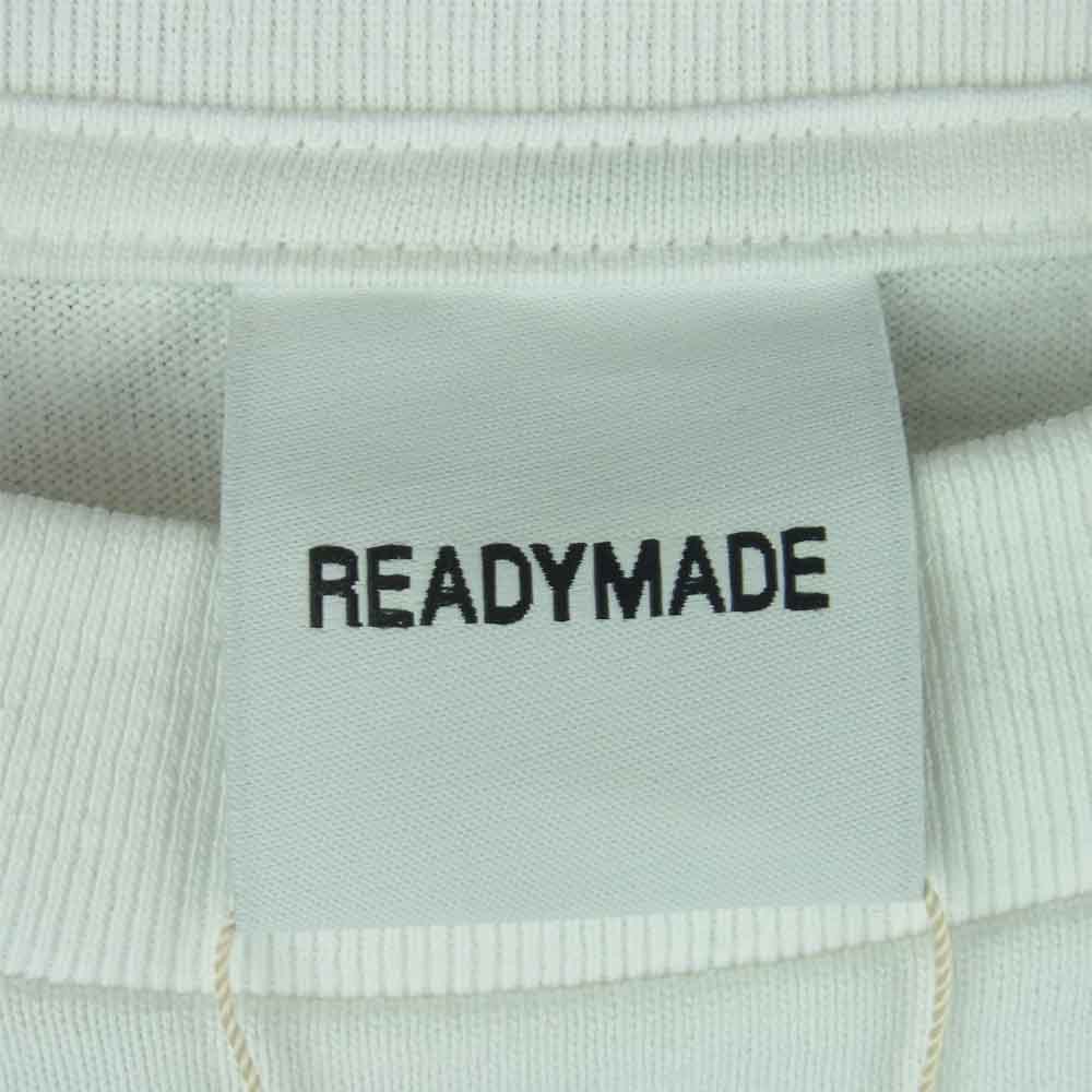 READY MADE レディメイド RM-J01-0000-016 PIONCHAM T-SHIRT L/S カットソー 長袖 Tシャツ ホワイト系 XXL【新古品】【未使用】【中古】