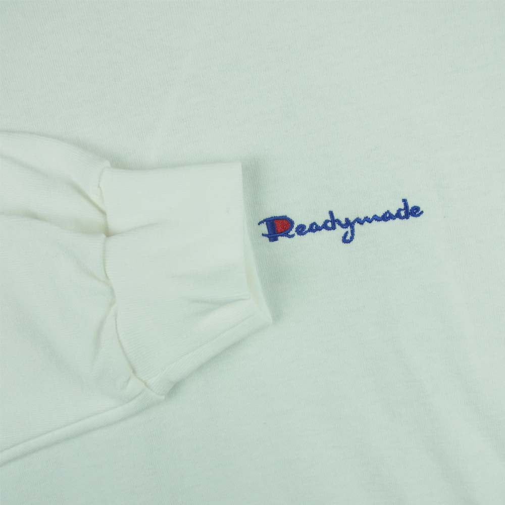 READY MADE レディメイド RM-J01-0000-016 PIONCHAM T-SHIRT L/S カットソー 長袖 Tシャツ ホワイト系 XXL【新古品】【未使用】【中古】