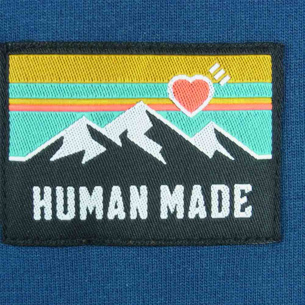 HUMAN MADE ヒューマンメイド HM22PT009 SWEAT FLEECE PANTS スウェット フリース パンツ ネイビー系 XL【美品】【中古】