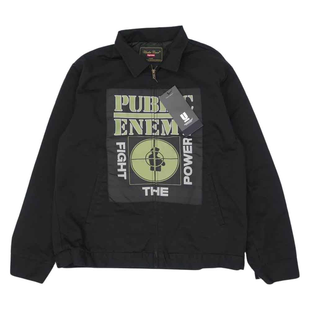 Supreme シュプリーム 18SS SPU4201 × UNDERCOVER PublicEnemy Work Jacket アンダーカバー ワーク ジャケット ブラック系 XL【美品】【中古】
