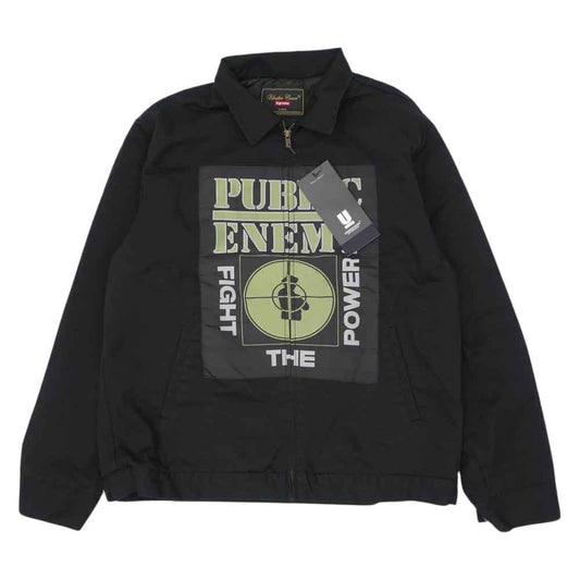 Supreme シュプリーム 18SS SPU4201 × UNDERCOVER PublicEnemy Work Jacket アンダーカバー ワーク ジャケット ブラック系 XL【美品】【中古】
