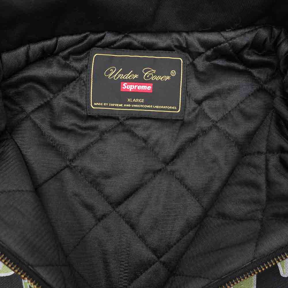 Supreme シュプリーム 18SS SPU4201 × UNDERCOVER PublicEnemy Work Jacket アンダーカバー ワーク ジャケット ブラック系 XL【美品】【中古】